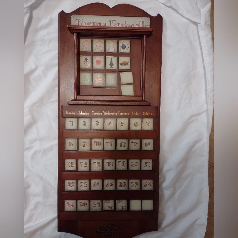 Norman Rockwell Perpetual Calendar